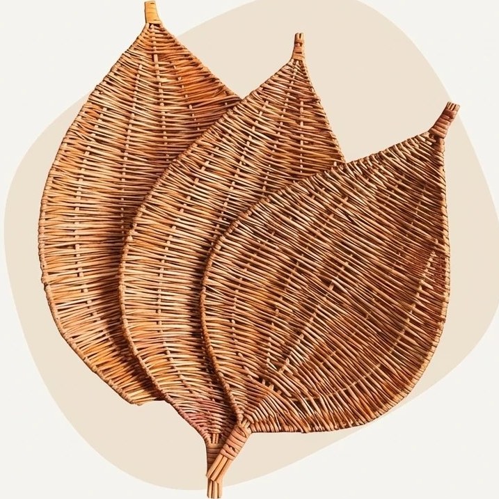 ست پذیرایی حصیری برگ
