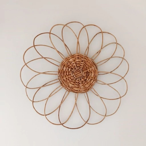 دیوارکوب حصیری طرح گل
